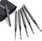 Artify Travel Watercolor Brushes, Outdoor Paint Brushes, Water Color Paint Brush Set with Anti-Rust Polished Metallic Gray Finish, Painting Brushes for Watercolor Gouache Ink - Gift for Artist (6PCS)